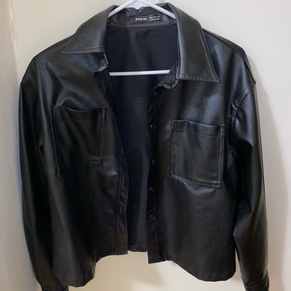 Shein Faux Leather Jacket